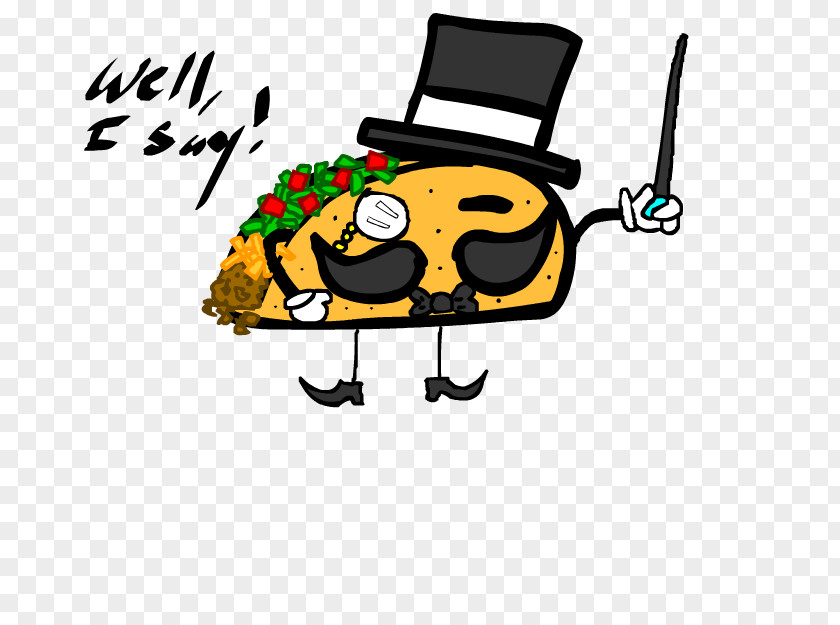 Moustache Taco Cartoon Drawing Monocle PNG