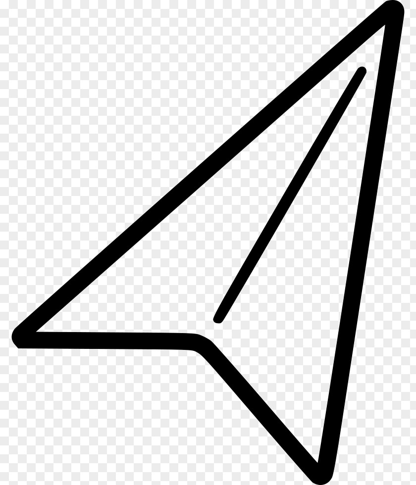 North Arrow Triangle Area Iconfinder PNG