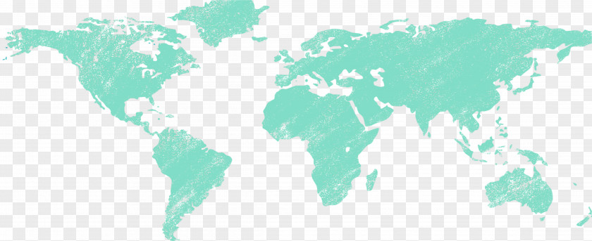 World Map Wall Decal Projection PNG