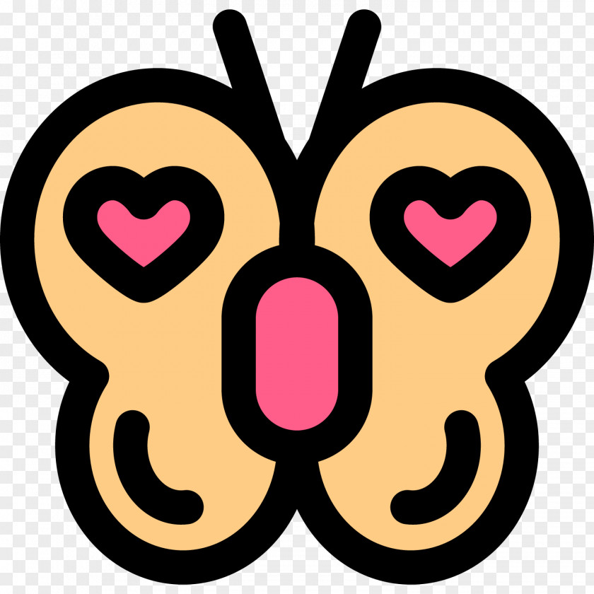 Butterfly Valentine Clip Art PNG