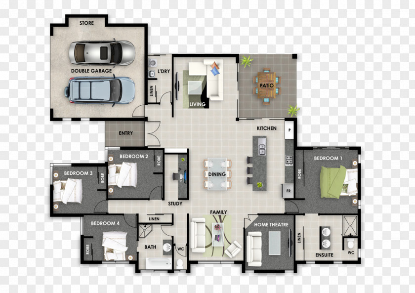 Design Floor Plan PNG