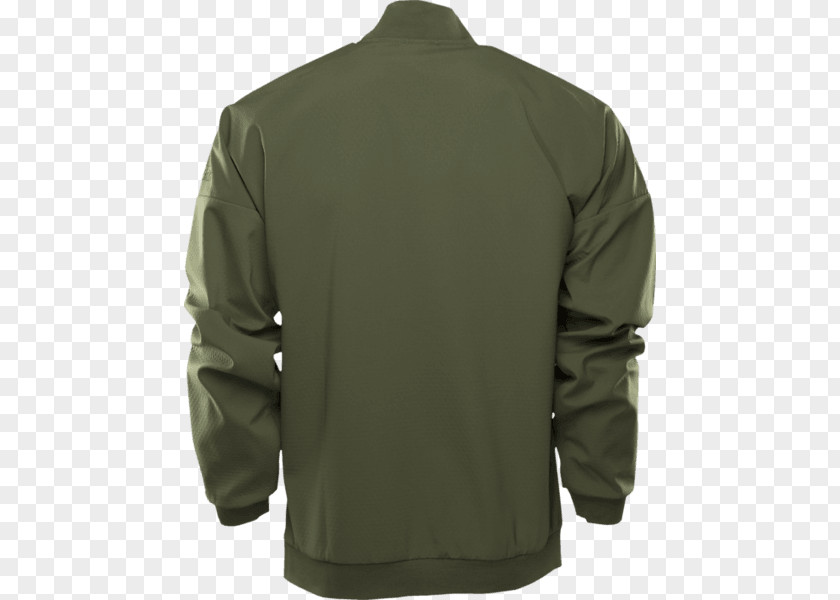 Green Stadium Jacket Outerwear Sleeve Polar Fleece PNG