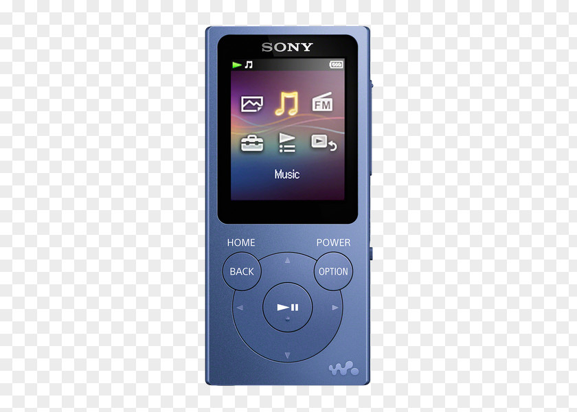 Sony Walkman NW-E390 Series MP3 Player Media MP4 PNG