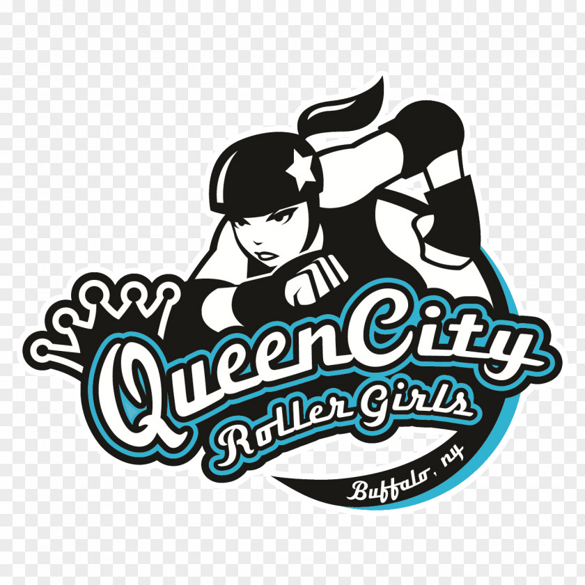 Closeout Buffalo Queen City Roller Girls USA Derby Women's Flat Track Association PNG