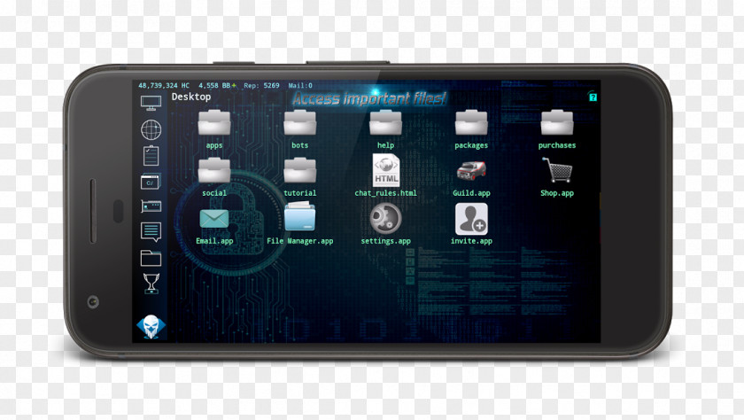 Hacking Simulator Android GameSmartphone Smartphone Hackers PNG