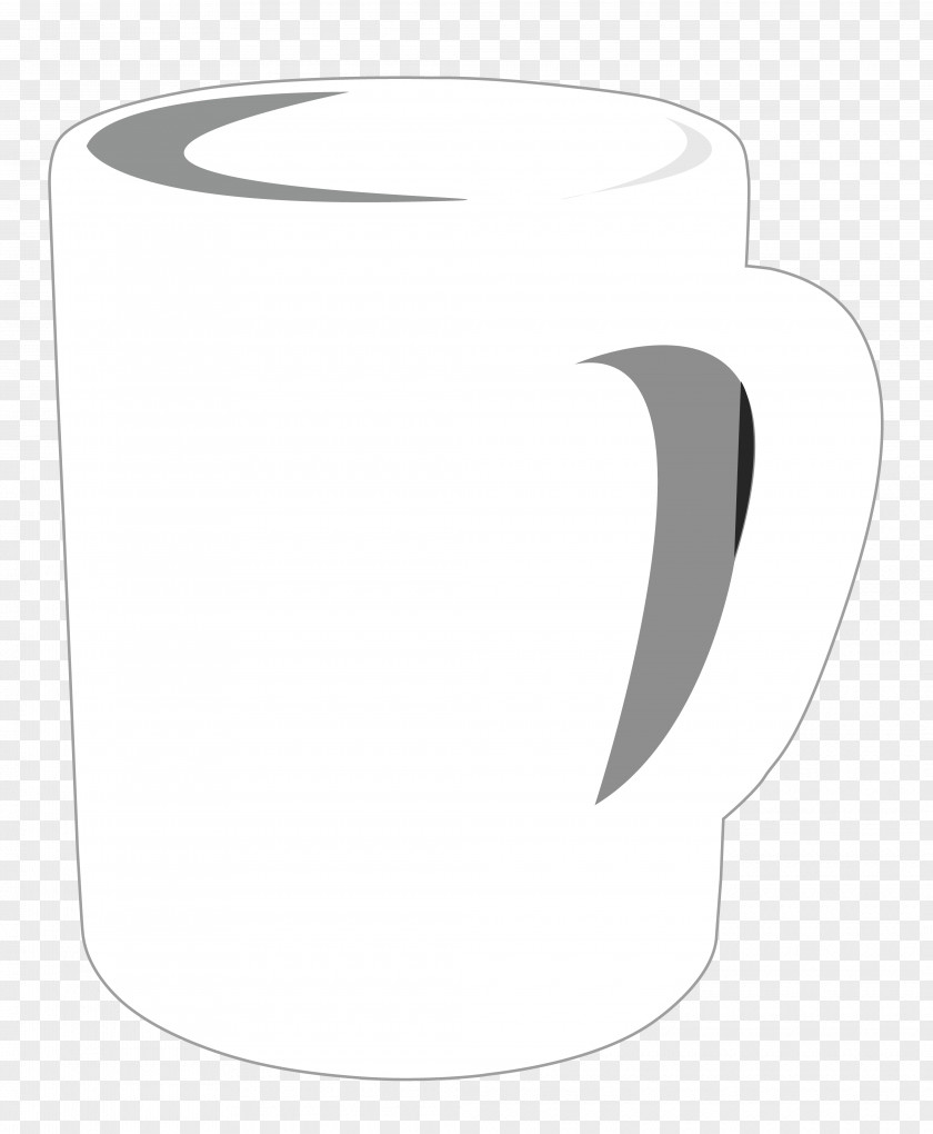 Mug Coffee White Circle Crescent Symbol PNG