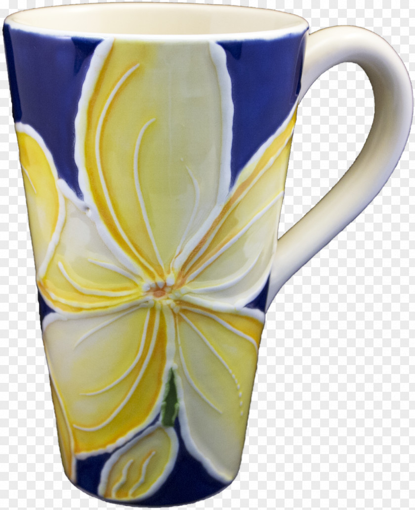 Plumeria Coffee Cup Mug Tableware Vase PNG