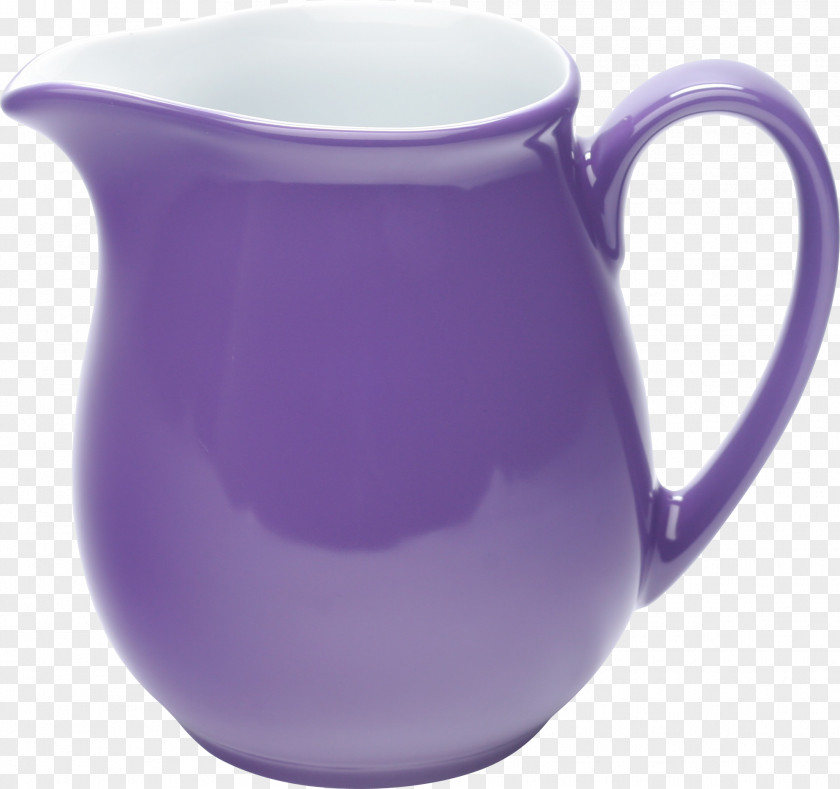 Purple Jug Pitcher Porcelain Creamer PNG