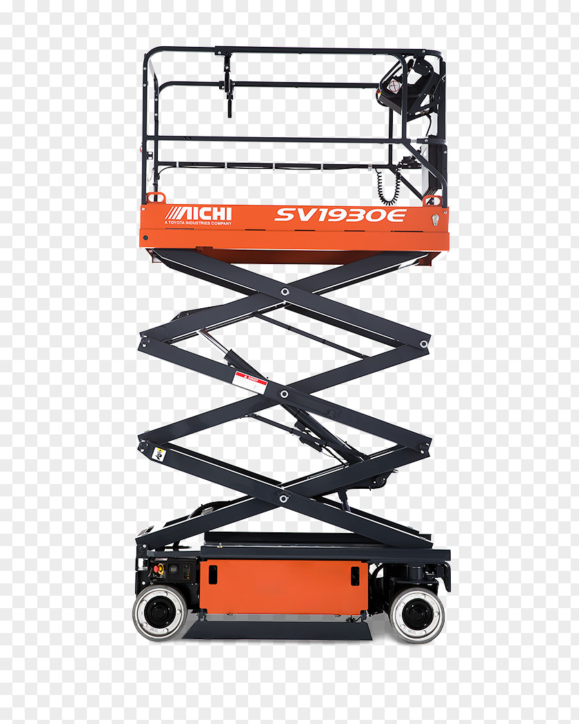 Scissor Lift Forklift Aerial Work Platform Elevator Toyota Material Handling, U.S.A., Inc. Machine PNG