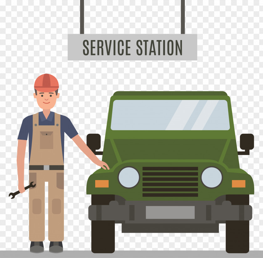 Vector Car Repair Euclidean Photography Illustration PNG