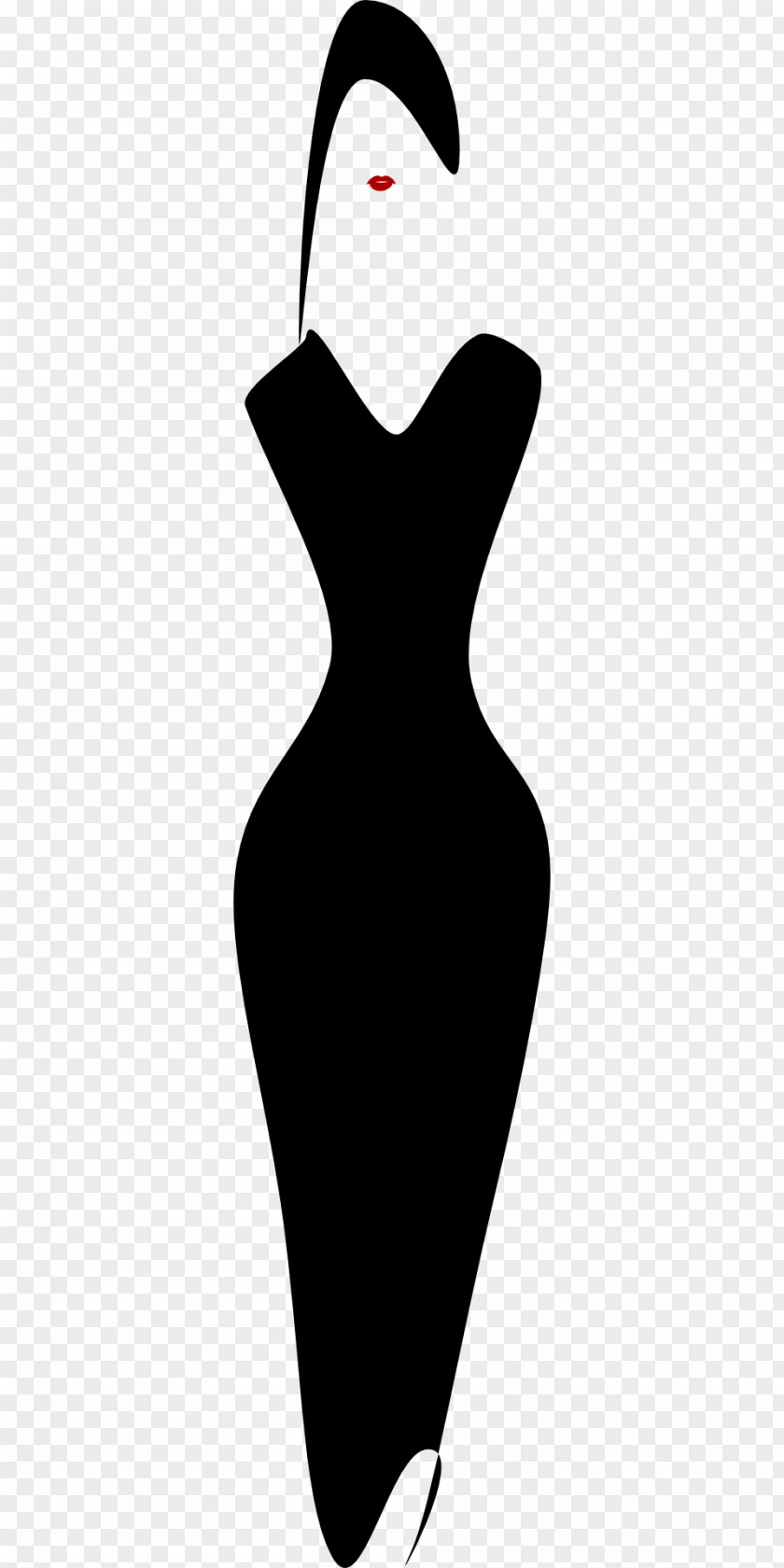 Moda Little Black Dress Fashion Evening Gown PNG