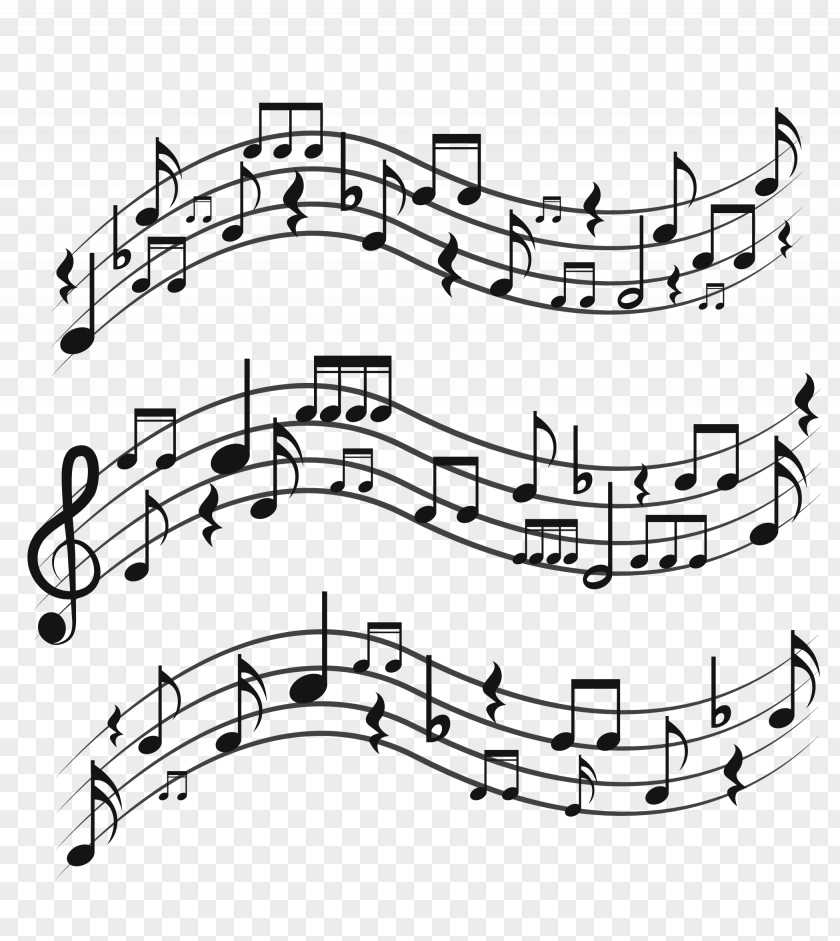 Beautiful Notes Musical Note PNG