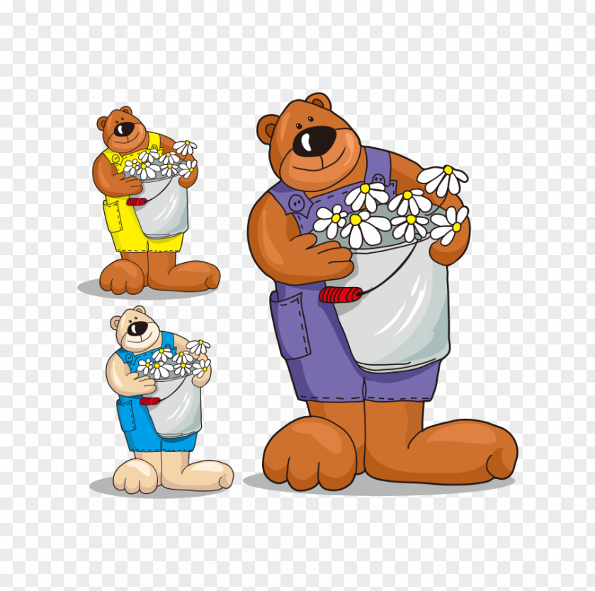 Cute Bear Strap Royalty-free Illustration PNG