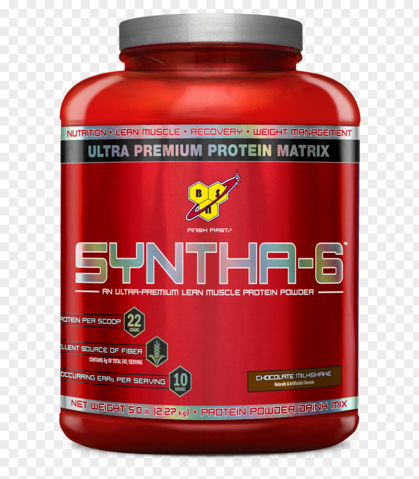Free Whey Milkshake BSN Syntha-6 Protein Chocolate Dietary Supplement PNG