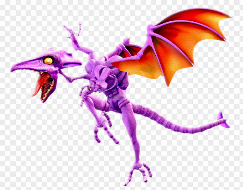 Kirby Super Smash Bros. Melee Ridley Rendering PNG