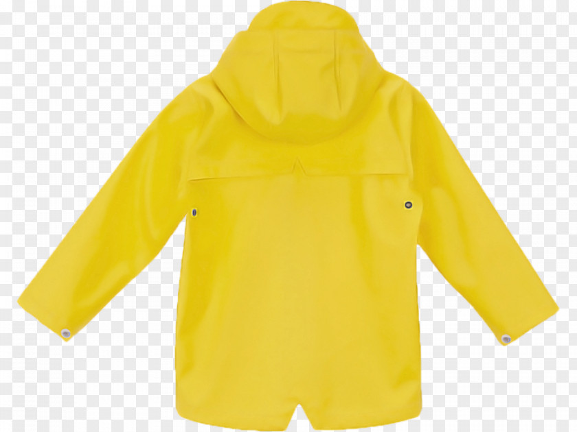 Top Rain Suit Clothing Yellow Outerwear Hood Sleeve PNG