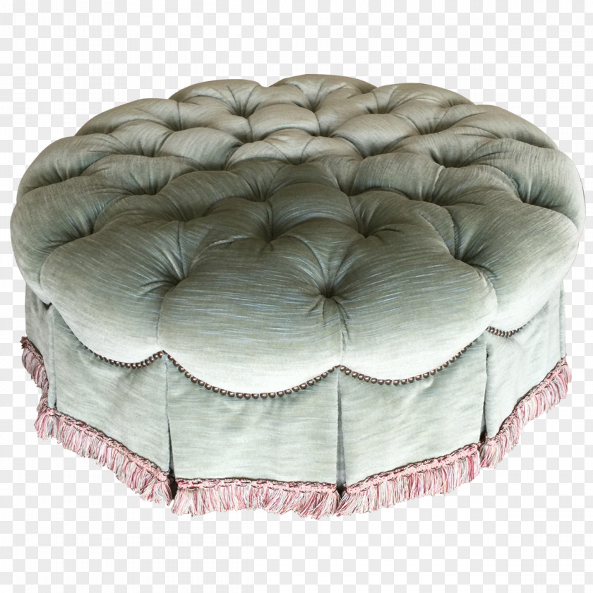 Tufted Ottoman Cushion Product Design PNG