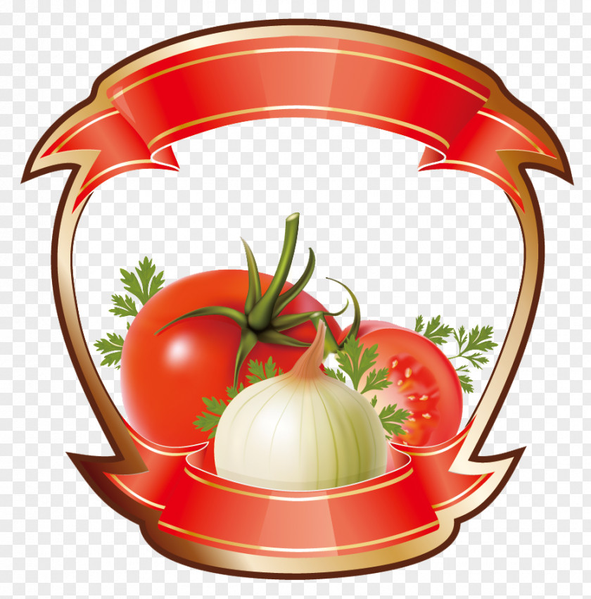Vector Elements Fruits And Vegetables Tomato Juice Label Ketchup PNG