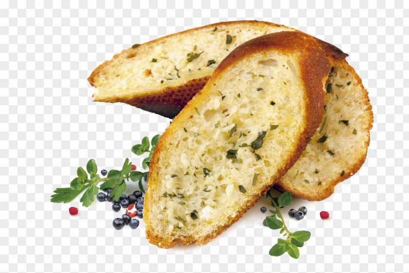 Bread Garlic Bruschetta Baguette White PNG