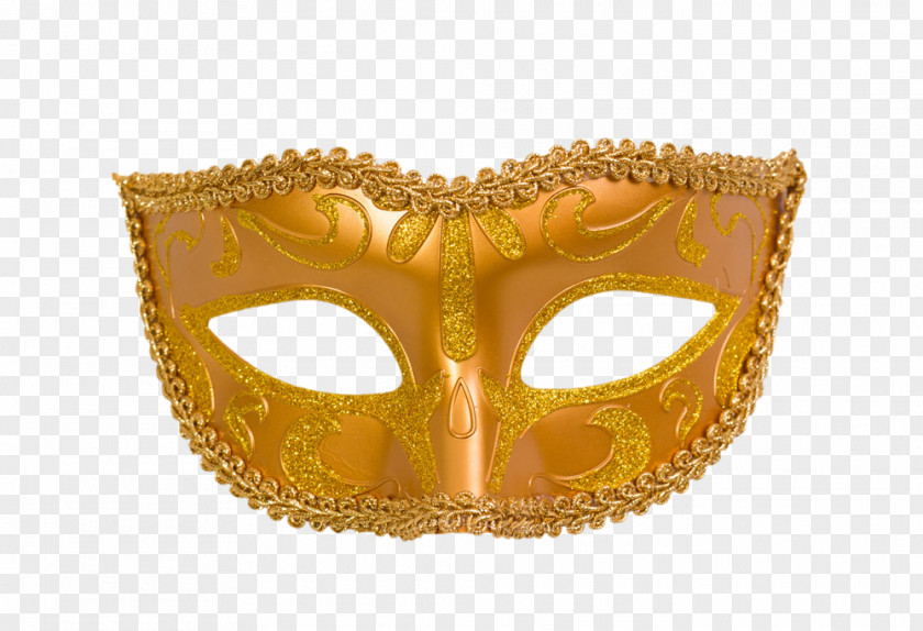 Golden Mask Gold Ball Designer PNG