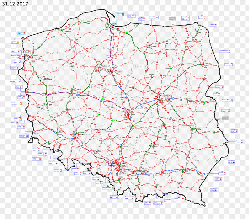 Road National In Poland Trunk Wikivoyage PNG