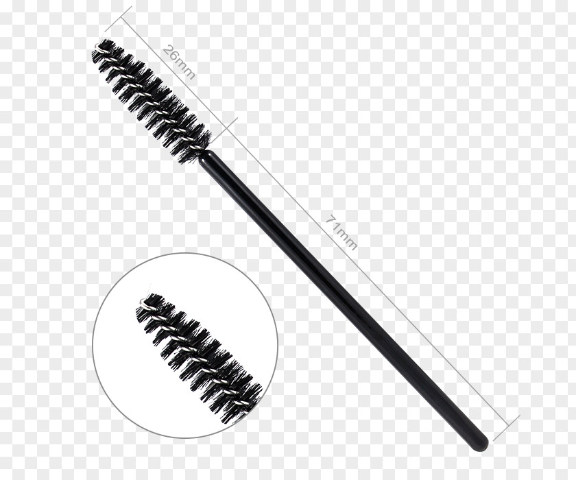 Toothbrush Makeup Brush Nylon Eyelash PNG