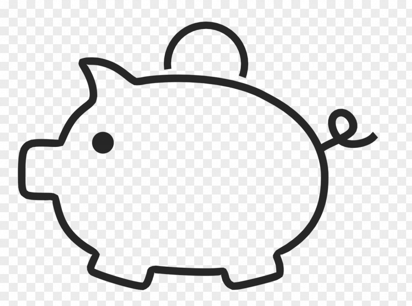 Bank Piggy Saving Finance Money PNG