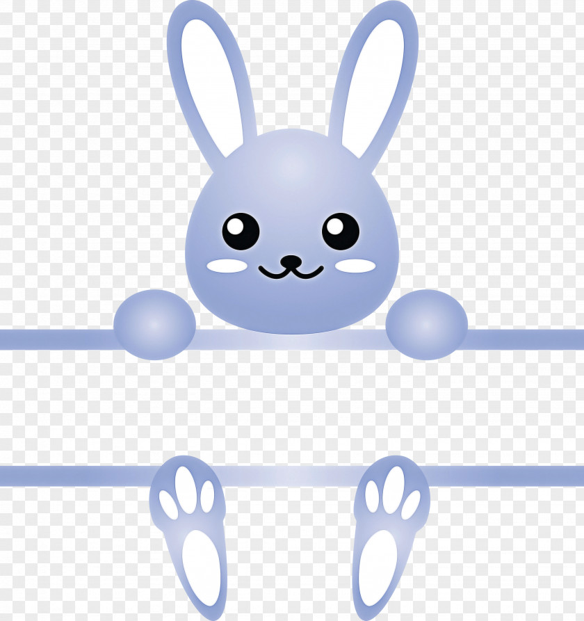 Bunny Frame Easter Day PNG