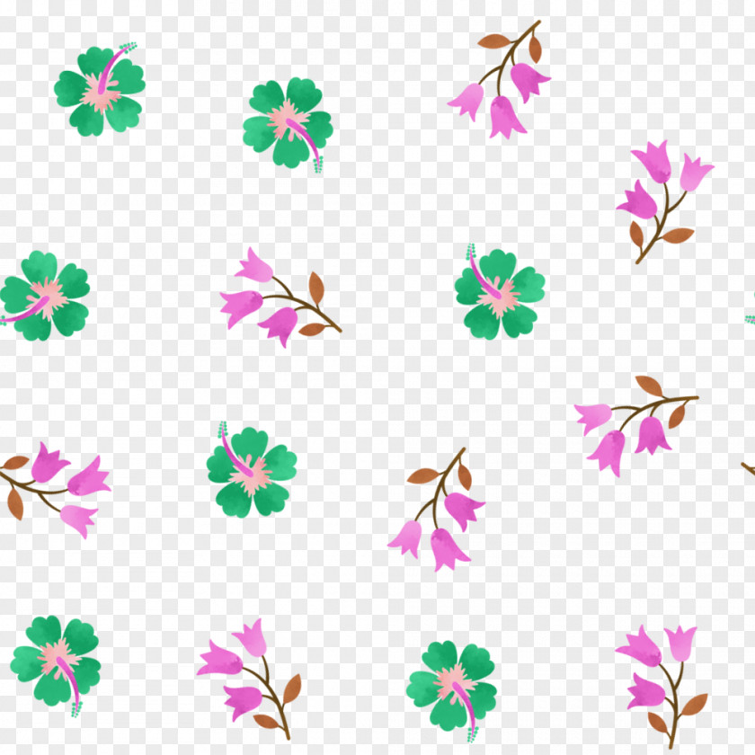 Floral Shading Watercolor Painting PNG