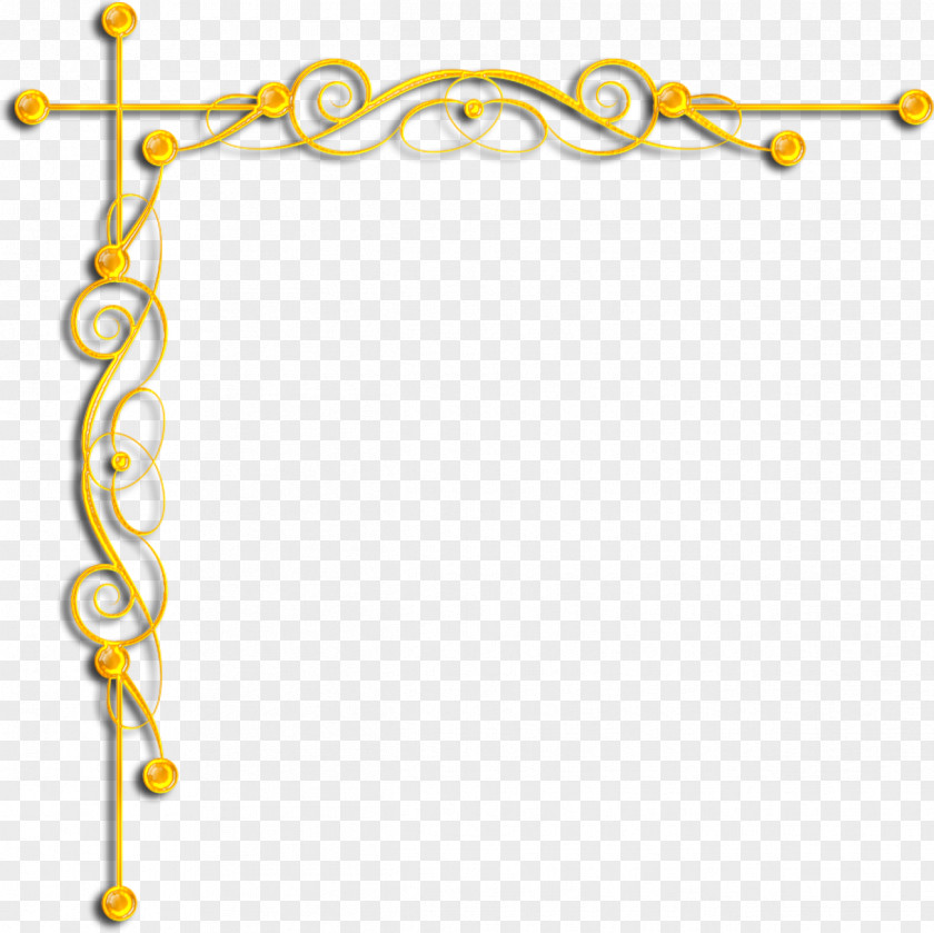 Gold Border Email Body Jewellery PNG