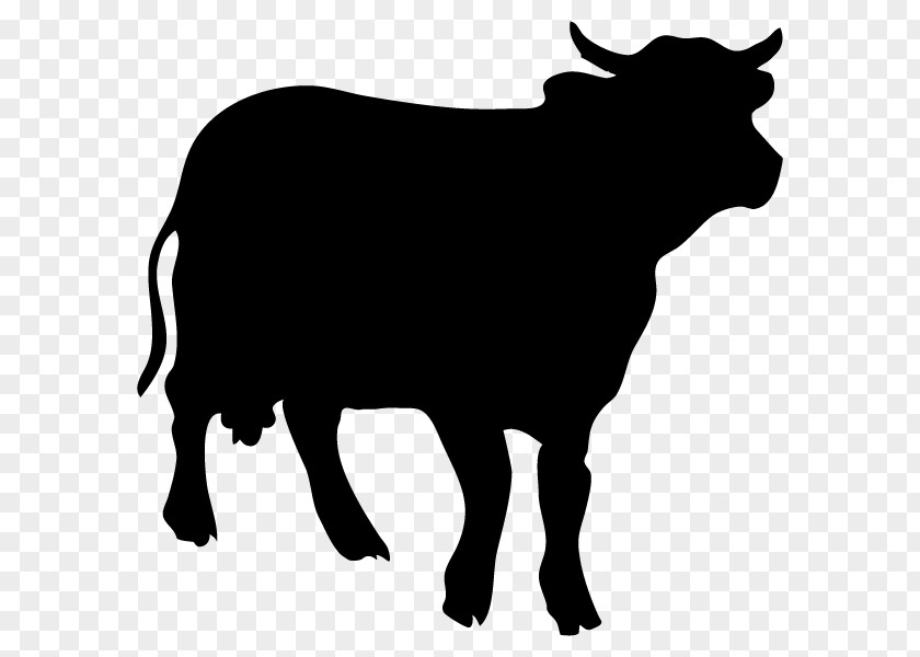 Silhouette Angus Cattle Royalty-free Clip Art PNG