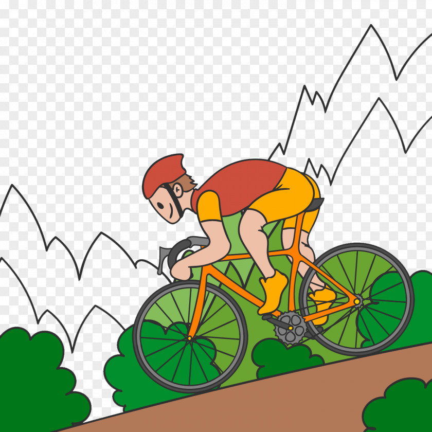 Vector Mountain Bike Cycling Road Bicycle Euclidean PNG