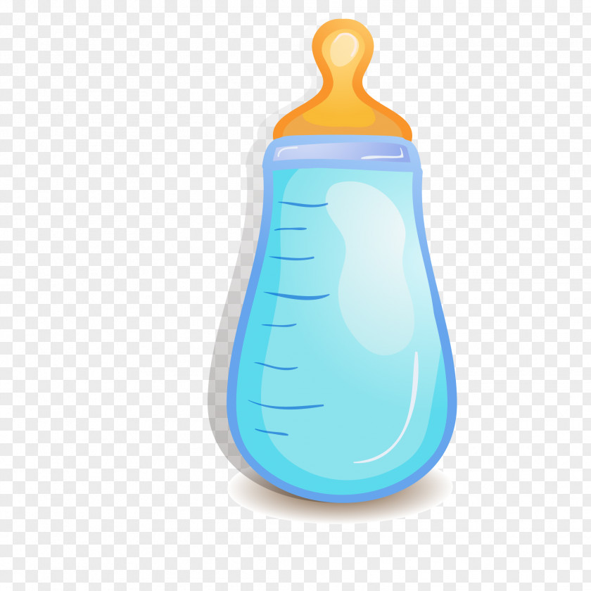 Cartoon Baby Bottle Vector Infant PNG