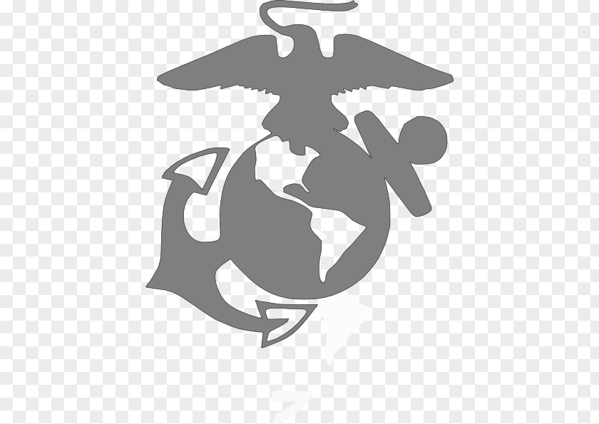 Eagle On A Globe Clip Art United States Marine Corps Eagle, Globe, And Anchor Logo Vector Graphics PNG