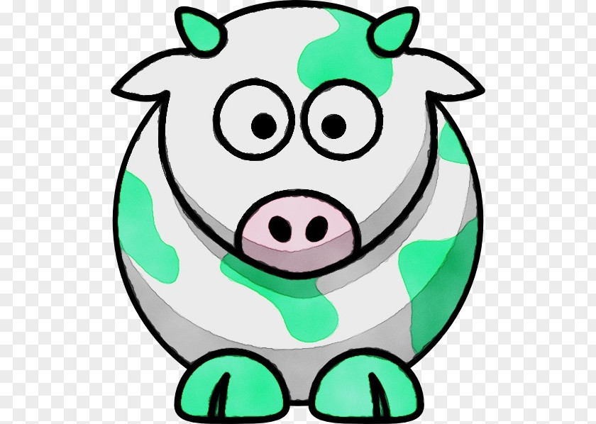 Fictional Character Smile Green Cartoon Clip Art Snout Suidae PNG