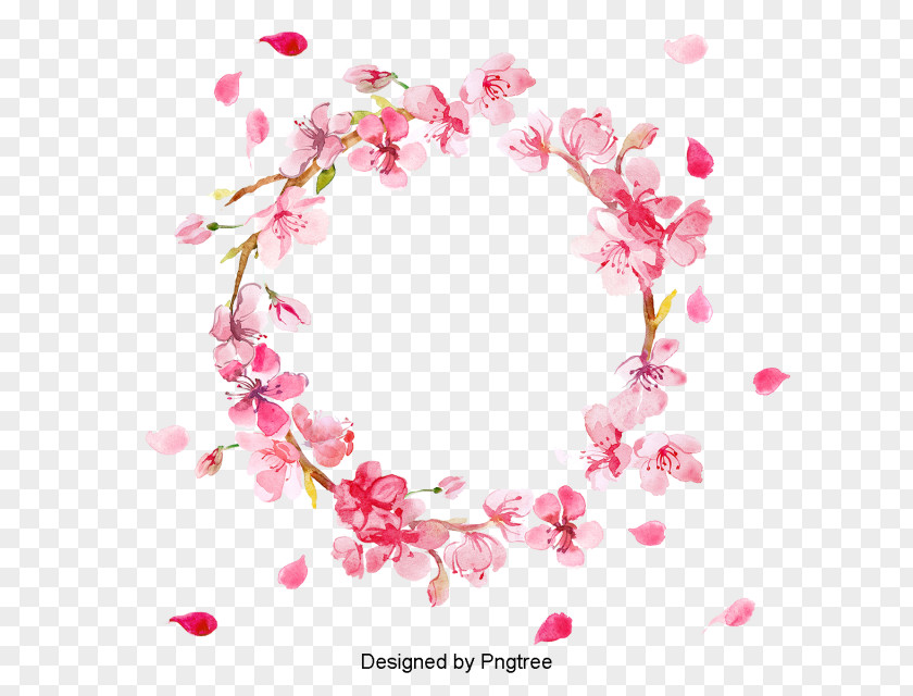 Flower Clip Art Wreath Image PNG