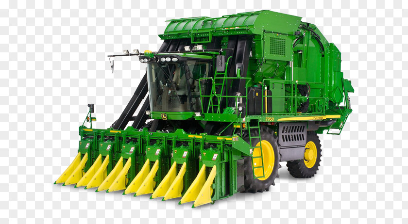 Johndeerecombine John Deere Case IH Cotton Picker Combine Harvester PNG