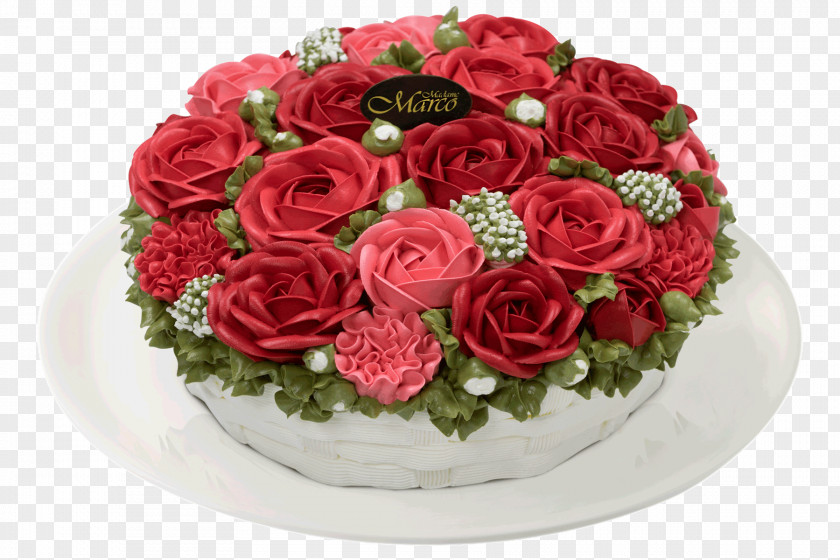 ิbakery Garden Roses Buttercream Cake Decorating Floral Design Cut Flowers PNG