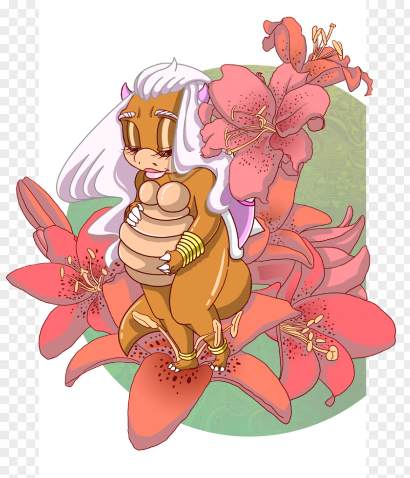 Flower Illustration Flowering Plant Cartoon Legendary Creature PNG