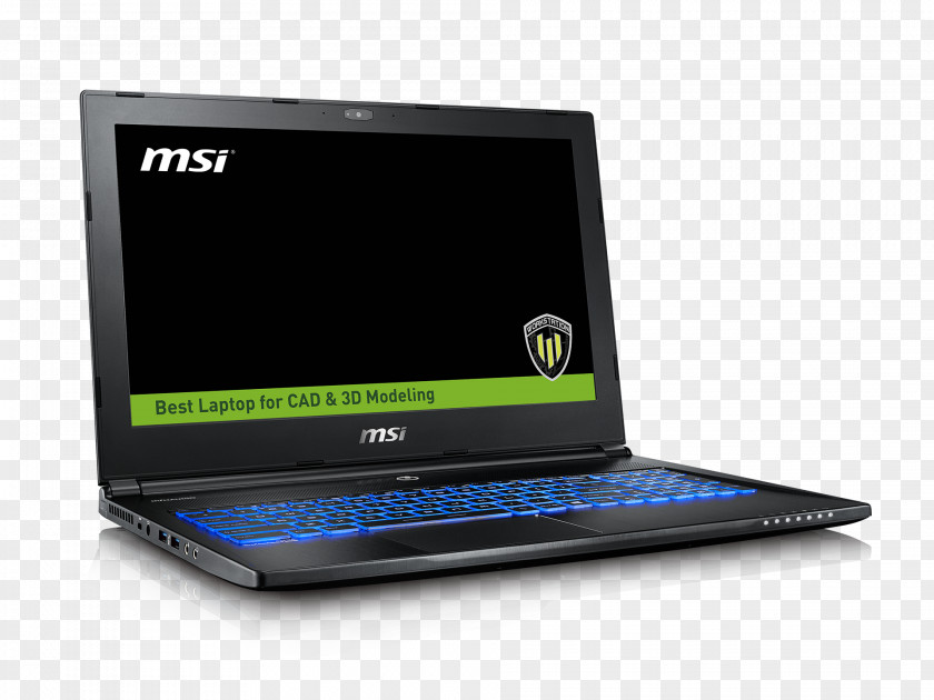 Intel Laptop MSI Computer Workstation Nvidia Quadro PNG