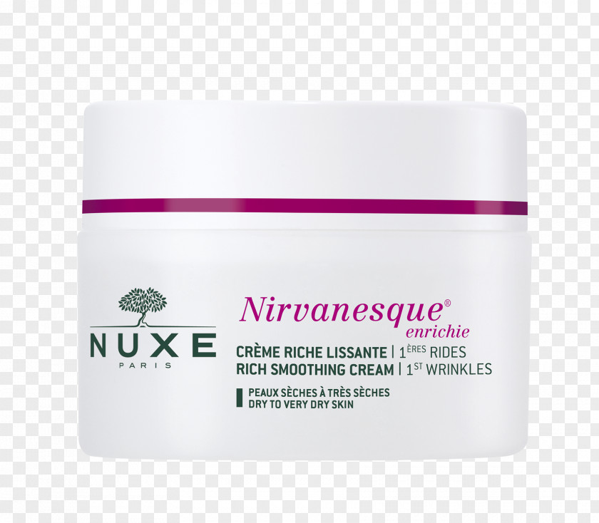 Lotion Cream Nuxe Nirvanesque Smoothing Wrinkle Skin Moisturizer PNG