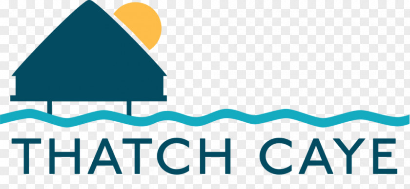 Luxury Hotel Logo Thatch Caye Brand Product Design Roatán PNG