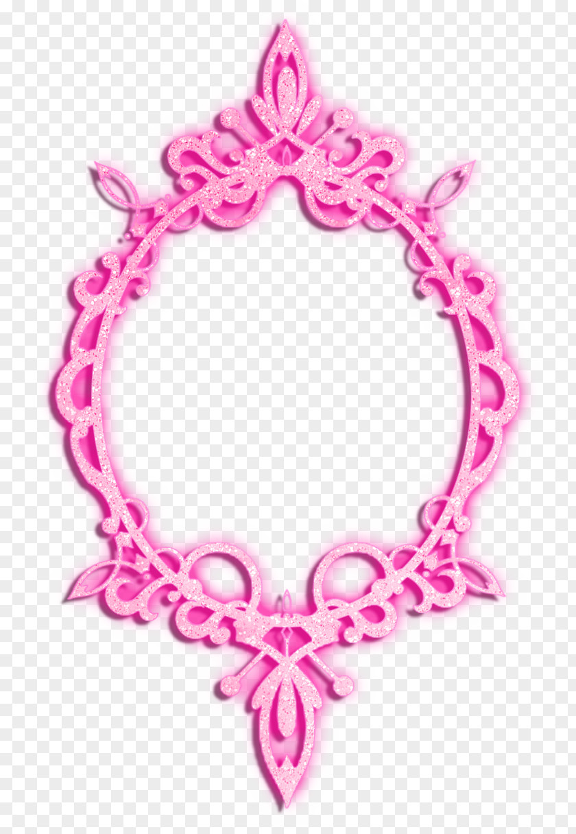 Pink Sparkle Cliparts Glitter Picture Frame Clip Art PNG