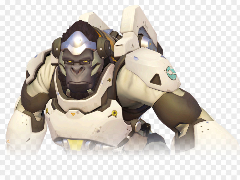 Characters Of Overwatch Winston PlayStation 4 Video Games PNG of Games, blizzards clipart PNG