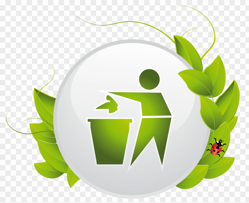Green Eco Natural Environment Environmental Protection Recycling Logo PNG