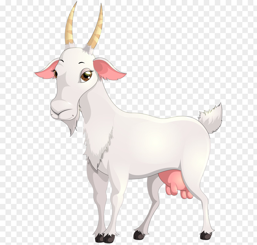 Hand-painted Goat Sheep Cattle Clip Art PNG