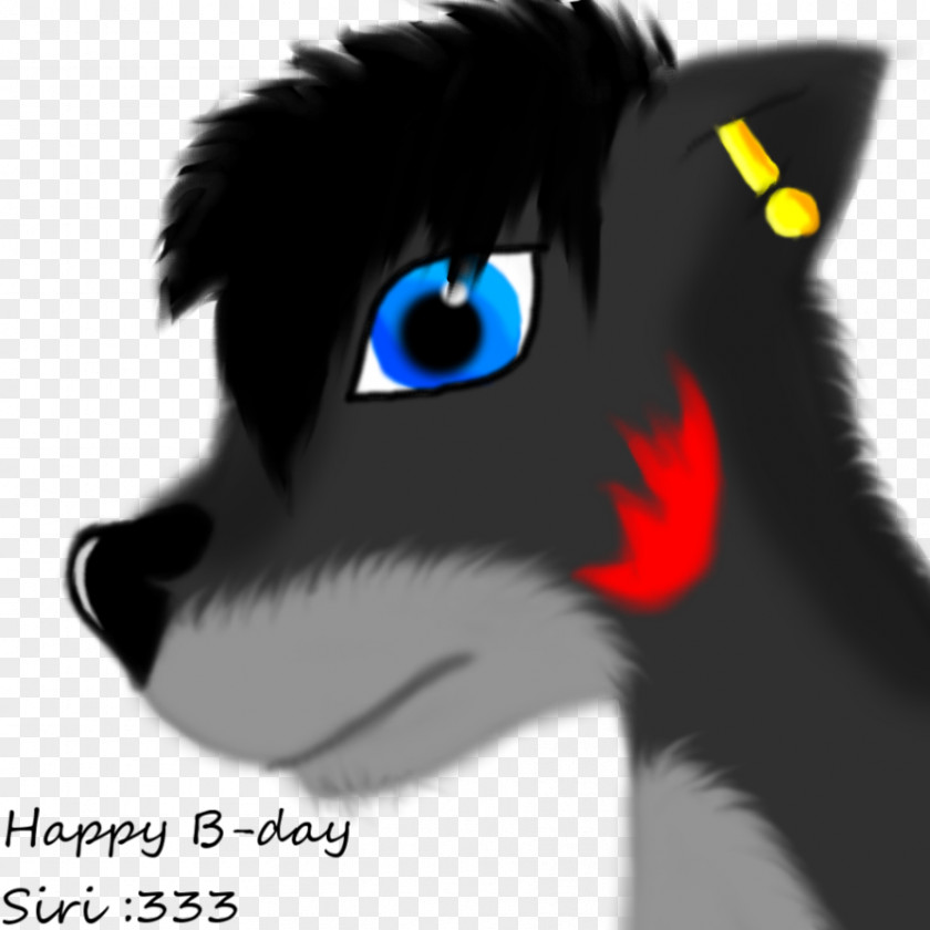 Happy B Day Whiskers Dog Cat Snout Fur PNG