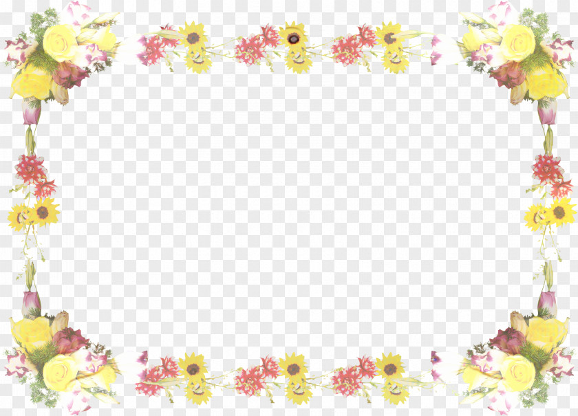 Interior Design Picture Frame Flower Wreath PNG