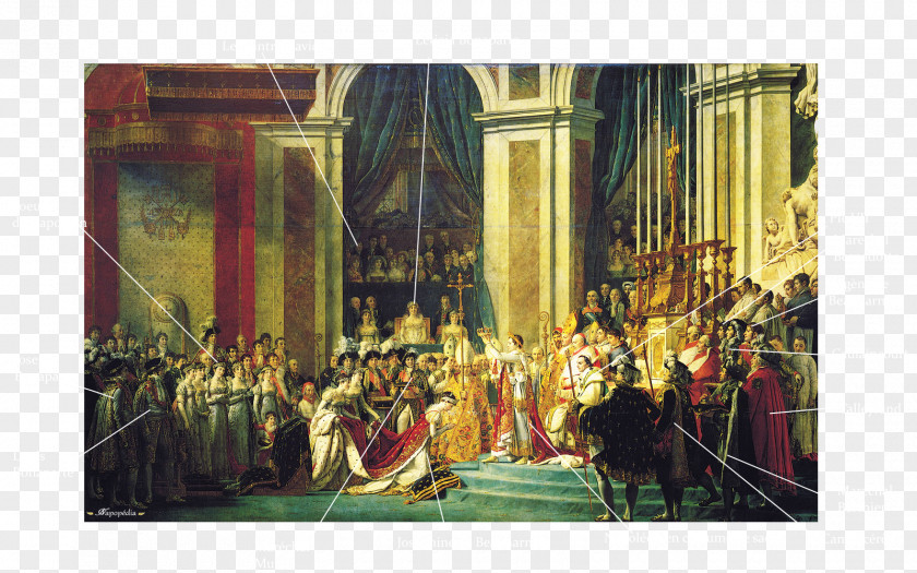 Painting Musée Du Louvre The Coronation Of Napoleon I Museum PNG