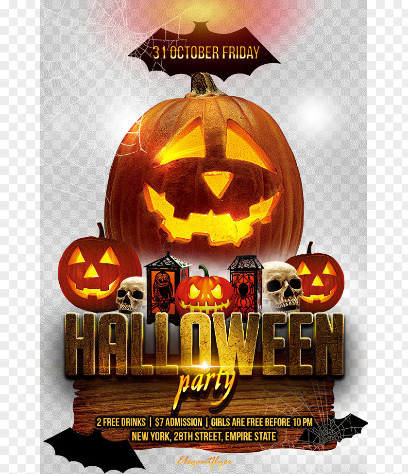 Pumpkin Lantern Jack-o-lantern Halloween Party PNG